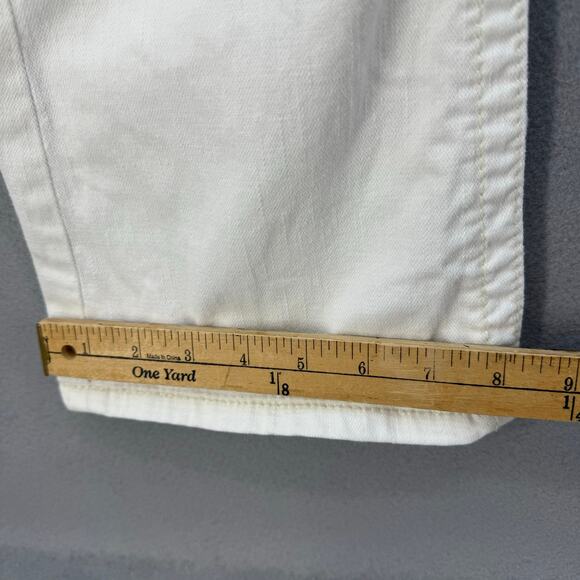 Miss Me Jeans Women's 26 (2) White Boot Cut Embellished Western Wear Summer - Picture 16 of 16